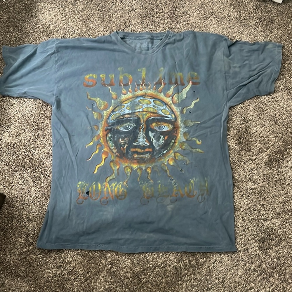 urban outfitters sublime blue tee
